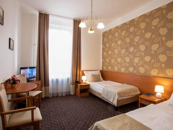 Novoměstský hotel : photo 4 de la chambre chambre lits jumeaux avec salle de bains