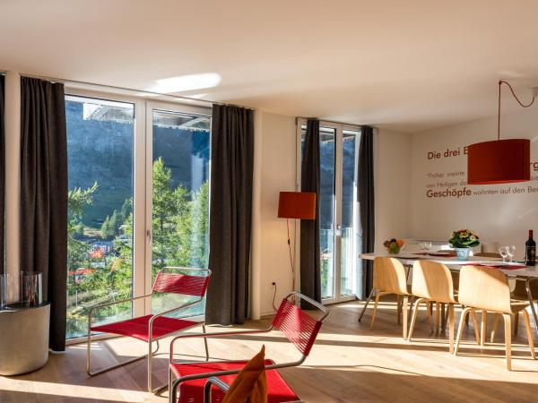 Legendär Zermatt : photo 1 de la chambre appartement avec balcon et vue sur le mont cervin : 89 m²