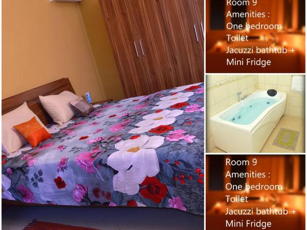 Niv Villa : photo 2 de la chambre chambre double avec baignoire spa