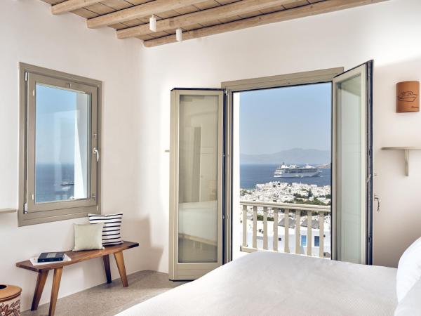 Belvedere Mykonos - Hilltop Rooms & Suites - The Leading Hotels of the World : photo 3 de la chambre suite hilltop – vue sur mer