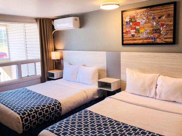 Hotel Motel Le Regent : photo 2 de la chambre chambre double avec 2 lits doubles - non-fumeurs