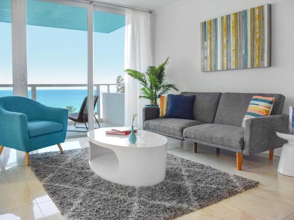 Seacoast Suites on Miami Beach : photo 2 de la chambre suite 2 chambres deluxe avec 2 salles de bains et cuisine - vue sur océan