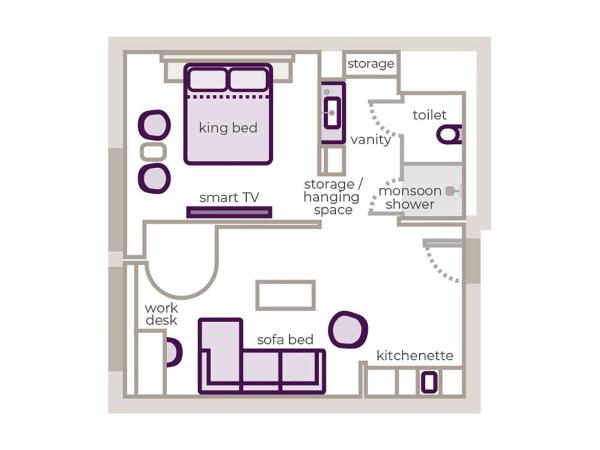 YOTEL Istanbul Airport, City Entrance : photo 6 de la chambre suite junior avec kitchenette