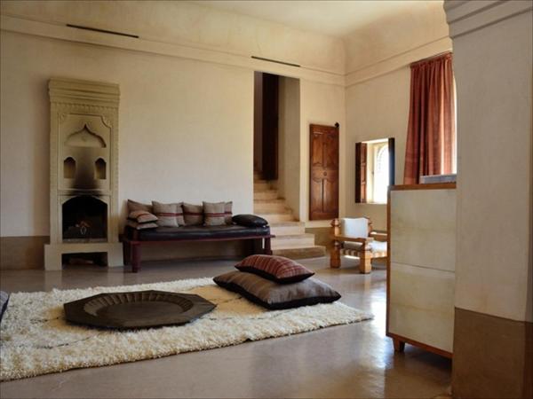 Ksar Char-Bagh Small Luxury Hotels : photo 5 de la chambre grande suite harim avec terrasse privée