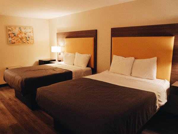 All Seasons Inn & Suites : photo 1 de la chambre two double beds (remodeled) - smoking