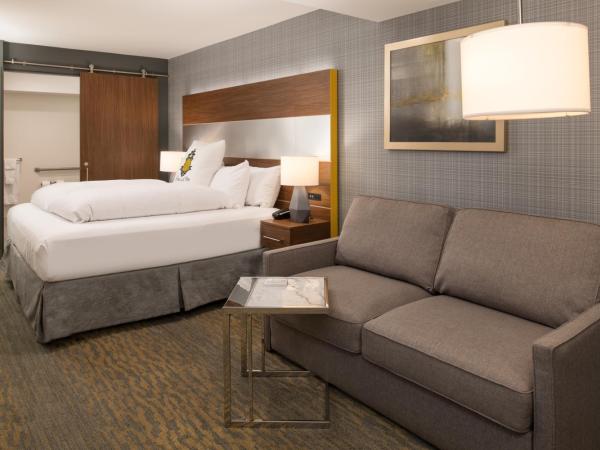 Staypineapple, Hotel Z, Gaslamp San Diego : photo 1 de la chambre suite z lit king-size pour personnes à mobilité réduite avec douche accessible en fauteuil roulant