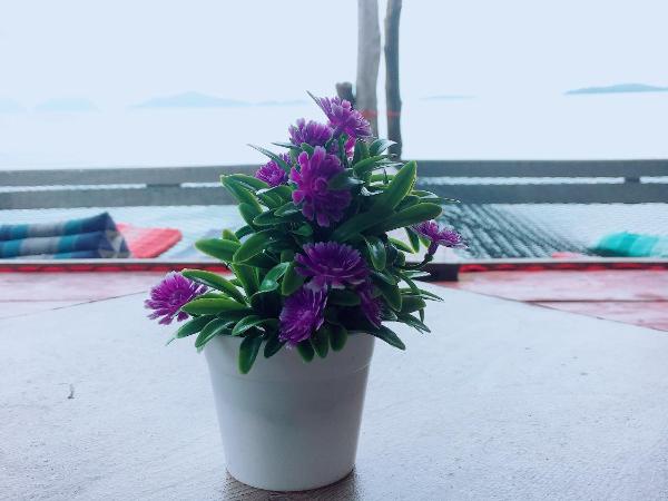 Lanta Sabai Day House : photo 10 de la chambre chambre lit queen-size - vue sur mer