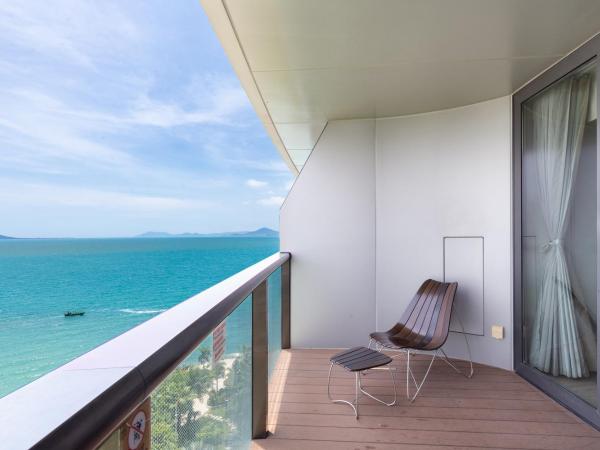 Sanya Phoenix Island Yuejia flat : photo 1 de la chambre chambre lit king-size deluxe - vue sur mer