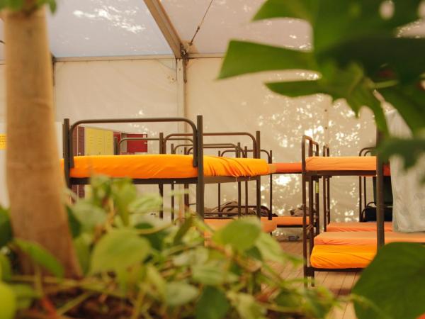 THE TENT - Youth Only - Buchung leider nur bis 30 Jahre möglich! : photo 2 de la chambre lit superposé dans tente dortoir mixte