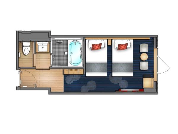 Rihga Gran Kyoto : photo 5 de la chambre chambre lits jumeaux standard