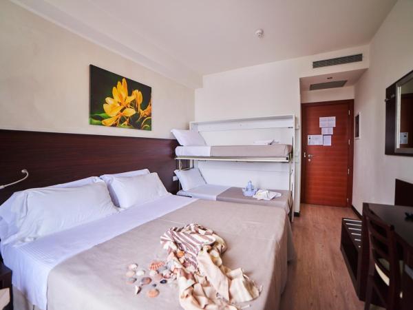 Alisei Palace Hotel : photo 7 de la chambre chambre double ou lits jumeaux classique - vue partielle sur mer