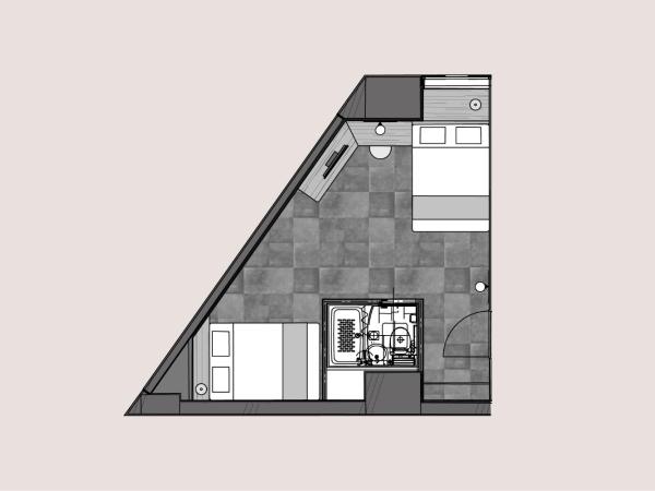 Hotel Mei Fukuoka Tenjin : photo 7 de la chambre chambre standard corner