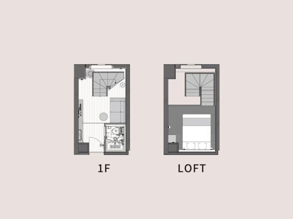 Hotel Mei Fukuoka Tenjin : photo 9 de la chambre maisonnette