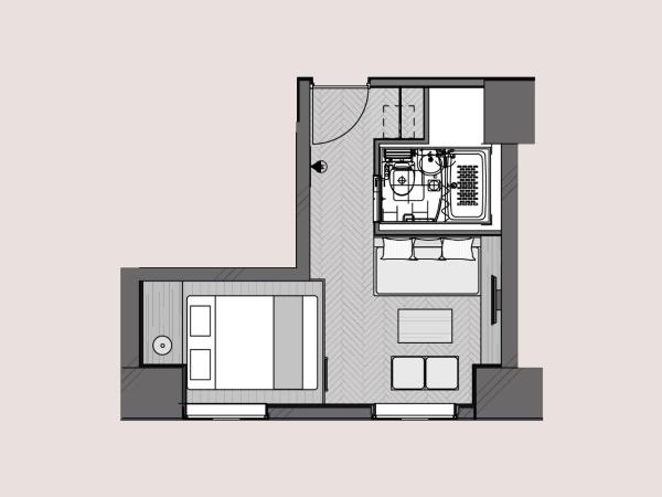 Hotel Mei Fukuoka Tenjin : photo 8 de la chambre chambre standard avec lits superposés