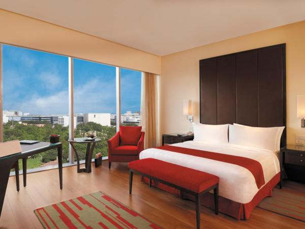 Trident Hyderabad : photo 1 de la chambre chambre deluxe - vue sur ville