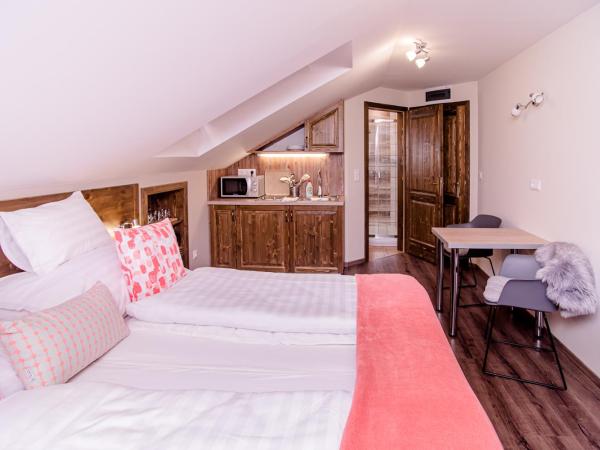 Három a Kislány Panzió : photo 4 de la chambre appartement avec terrasse