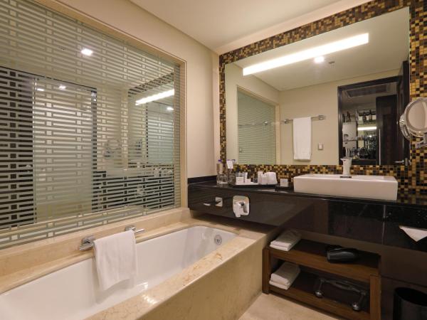 JW Marriott Hotel Mexico City Santa Fe : photo 1 de la chambre chambre deluxe avec 2 lits doubles - vue sur ville