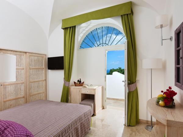 Capri Wine Hotel : photo 6 de la chambre chambre double ou lits jumeaux - vue partielle sur mer