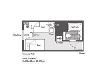 Hotel New Hankyu Osaka : photo 2 de la chambre room #24781356
