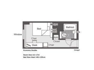 Hotel New Hankyu Osaka : photo 3 de la chambre room #24781367