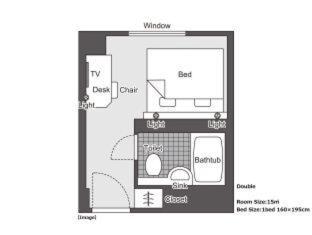 Hotel New Hankyu Osaka Annex : photo 3 de la chambre room #24794533