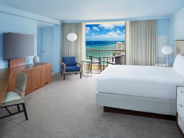 Hyatt Regency Waikiki Beach Resort & Spa : photo 9 de la chambre chambre lit king-size - vue sur océan