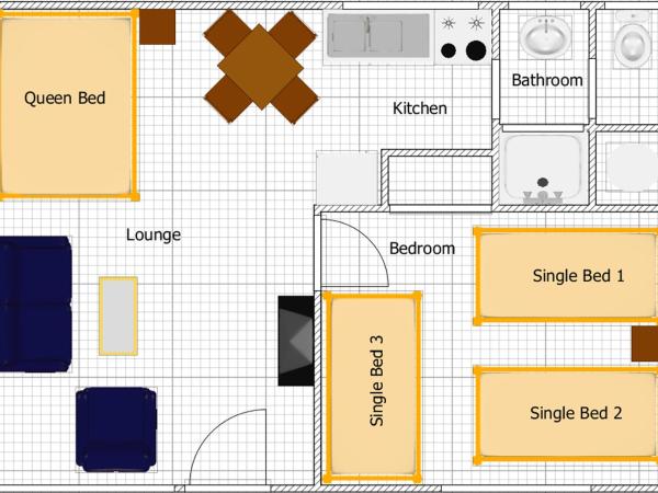 Argyle on the Park : photo 3 de la chambre appartement familial 1 chambre