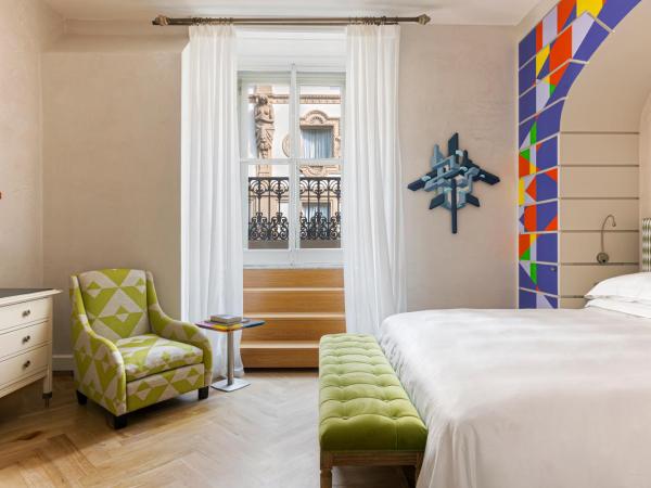 Galleria Vik Milano - Townhouse Galleria - Small Luxury Hotels of the World : photo 4 de la chambre chambre deluxe - vue sur galerie