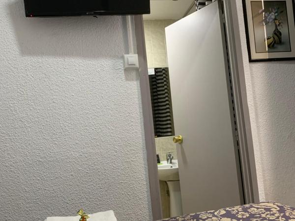 Hostal Alcobia : photo 1 de la chambre chambre simple avec salle de bains privative