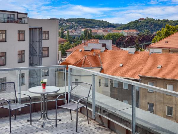 Hermitage Hotel Prague : photo 4 de la chambre chambre double supérieure avec terrasse
