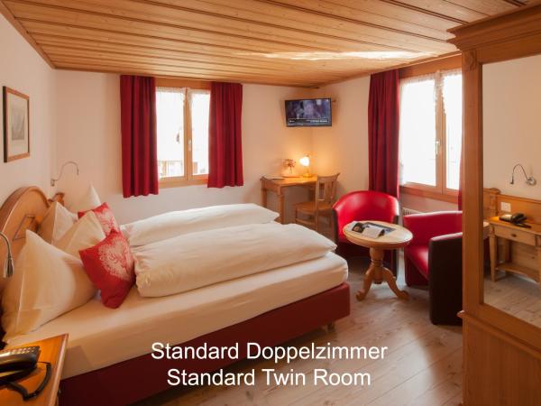Hotel Hirschen - Grindelwald : photo 2 de la chambre chambre double standard