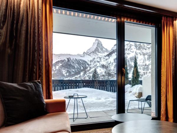 The Christiania Mountain Spa Resort : photo 4 de la chambre chambre double supérieure avec balcon - vue panoramique sur mont cervin