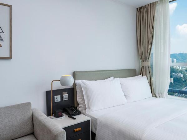 深圳金中环服务公寓-深业上城店 Golden Central Serviced Residence Shenzhen-UpperHills : photo 5 de la chambre chambre lit king-size exécutive