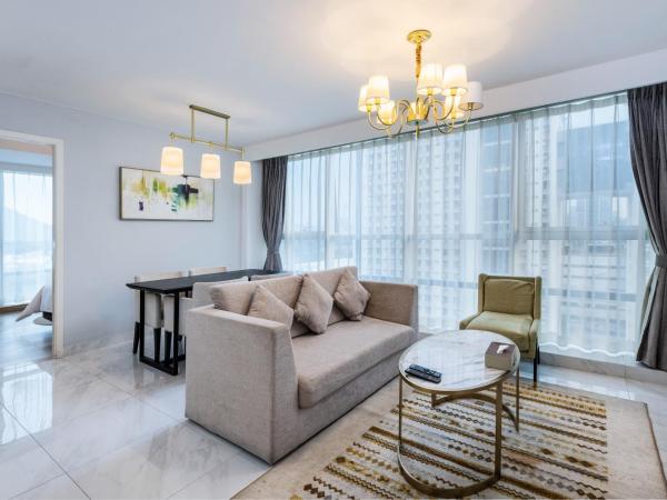 深圳金中环服务公寓-深业上城店 Golden Central Serviced Residence Shenzhen-UpperHills : photo 5 de la chambre deluxe two-bedroom family suite
