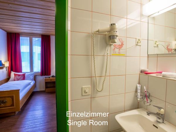Hotel Hirschen - Grindelwald : photo 4 de la chambre chambre simple