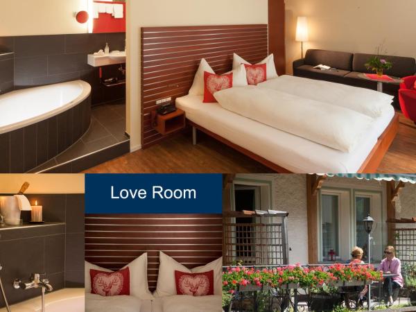 Hotel Hirschen - Grindelwald : photo 1 de la chambre chambre double amour avec balcon