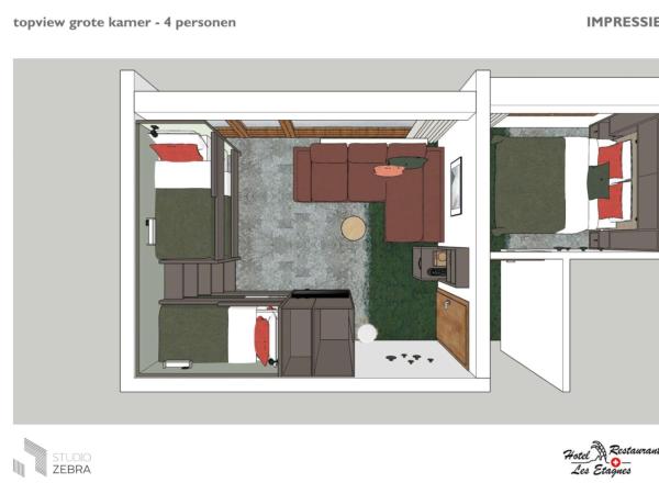 Hotel Les Etagnes : photo 10 de la chambre chambre familiale supérieure