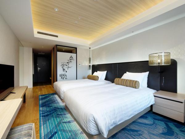 Osaka Excel Hotel Tokyu : photo 7 de la chambre chambre lits jumeaux supérieure - vue sur temple - non-fumeurs