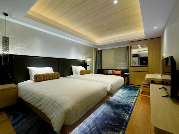 Osaka Excel Hotel Tokyu : photo 5 de la chambre chambre lits jumeaux supérieure - vue sur temple - non-fumeurs