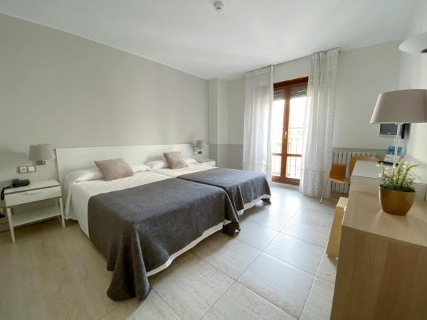 Hotel Rio Arga : photo 2 de la chambre chambre double ou lits jumeaux