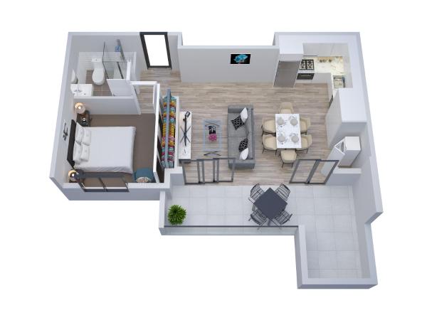 Manhattan Apartments - Caulfield North : photo 9 de la chambre appartement 1 chambre