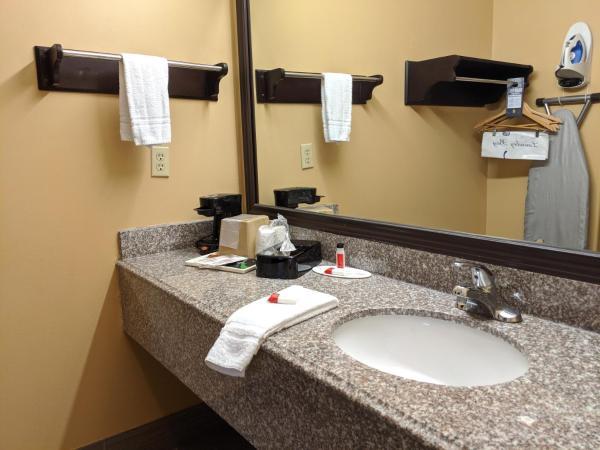 Super 8 by Wyndham Houston/Willowbrook Hwy 249 : photo 6 de la chambre chambre lit king-size - fumeurs