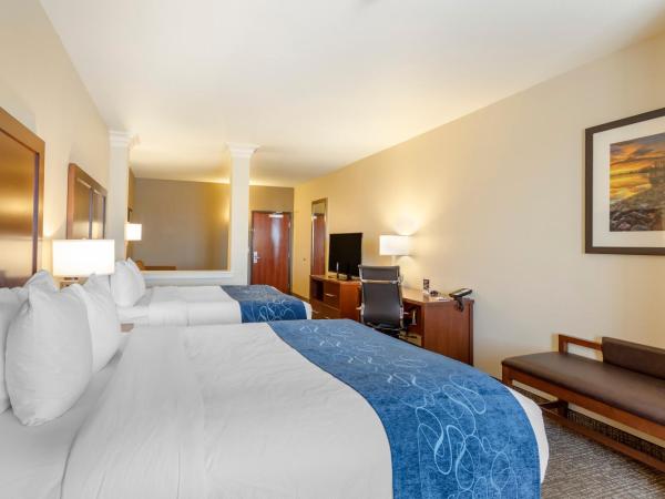 Comfort Suites Near Denver Downtown : photo 2 de la chambre suite avec 2 lits queen-size et canapé-lit - non-fumeurs