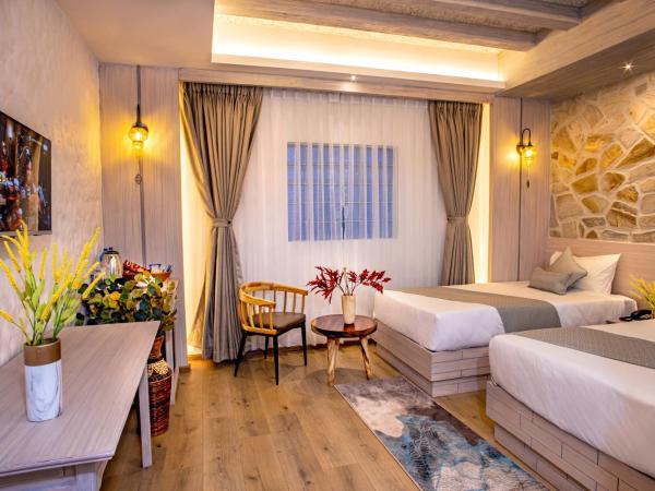 Arushi Boutique Hotel : photo 6 de la chambre chambre double ou lits jumeaux deluxe - 15 % de réduction sur la nourriture et les boissons ainsi que sur le sauna et le hammam