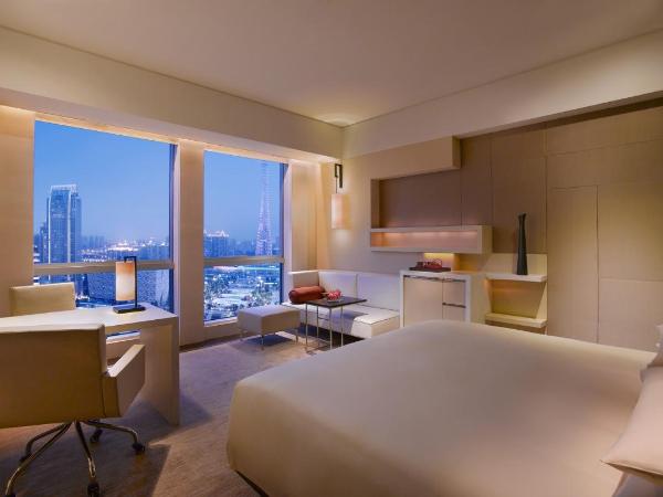 Grand Hyatt Guangzhou-Free Shuttle Bus to Canton Fair Complex during Canton Fair Period : photo 1 de la chambre chambre lit king-size avec vue