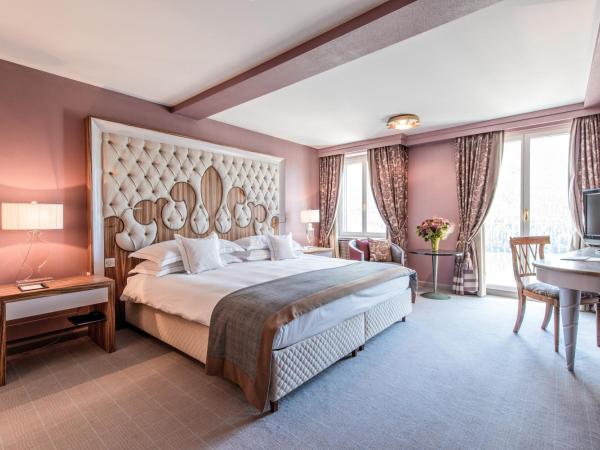 Carlton Hotel St Moritz - The Leading Hotels of the World : photo 4 de la chambre suite familiale avec vue sur le lac