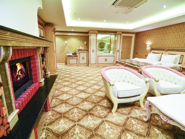 World Point Hotel Istanbul : photo 3 de la chambre suite lit king-size avec baignoire spa