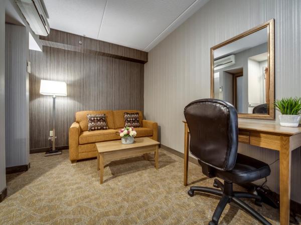 Monte Carlo Inn Airport Suites : photo 6 de la chambre suite lit queen-size deluxe avec baignoire à jets puissants et salon