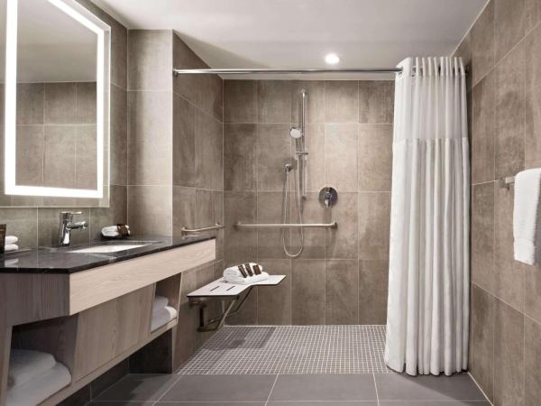 Wingate by Wyndham New York Midtown South/5th Ave : photo 2 de la chambre chambre lit king-size avec douche accessible en fauteuil roulant - adaptée aux personnes malentendantes/à mobilité réduite - non-fumeurs