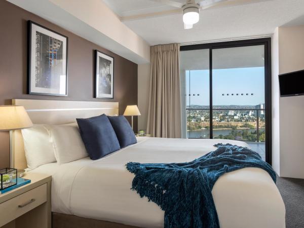 Oaks Brisbane River City Suites : photo 9 de la chambre appartement 2 chambres - vue sur rivière